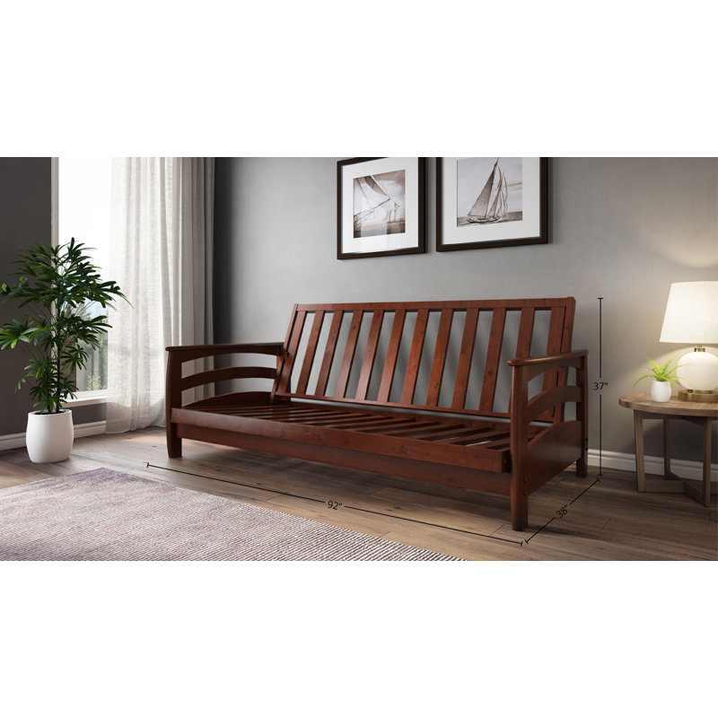 Galena Futon Frame, 37" H x 92" W x 38" D