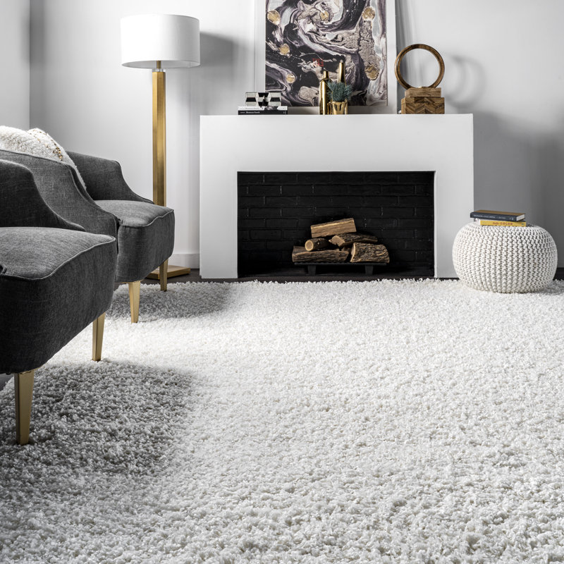 Exmouth Shag 900 Performance Solid Color Rug, Square 8'