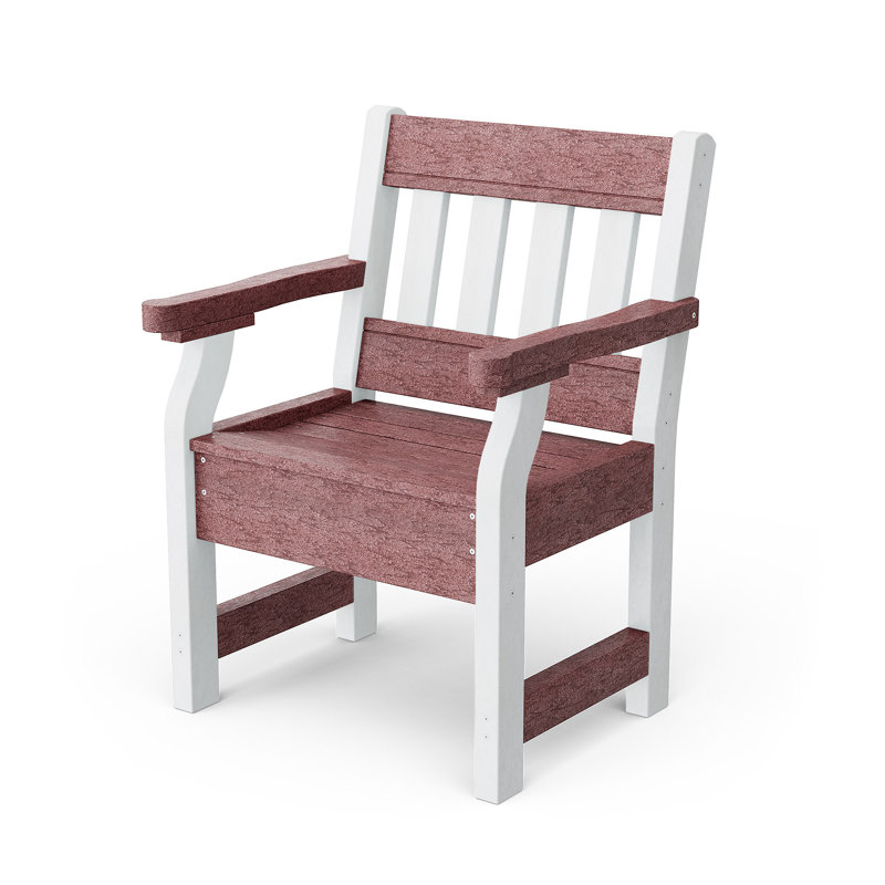 Heritage Garden Chair, Pink/White