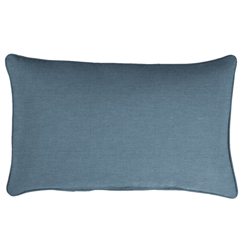 Coussin Sunbrella, H 14 po x l 24 po, Spectre denim