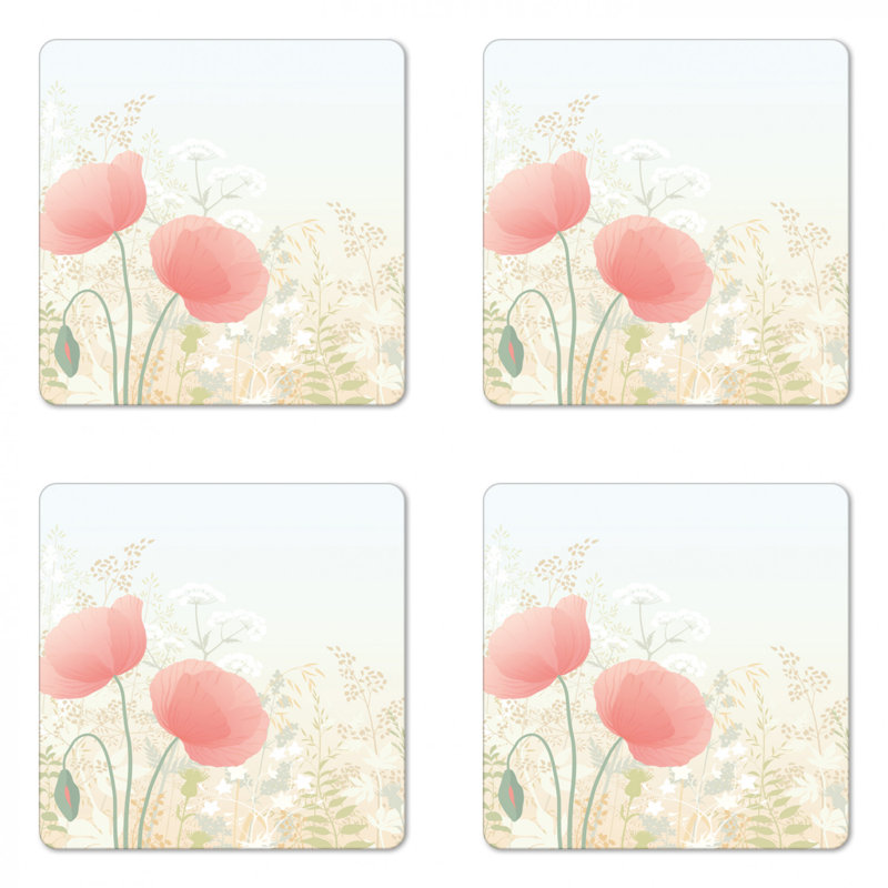 Sous-verre pastel