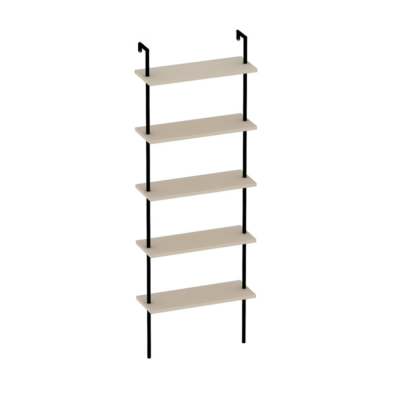Bookcase Ladder, Beige/Black