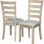 6 tables de salle à manger avec plateau - beau motif artistique gris grain de bois transparent et chaises rembourrées