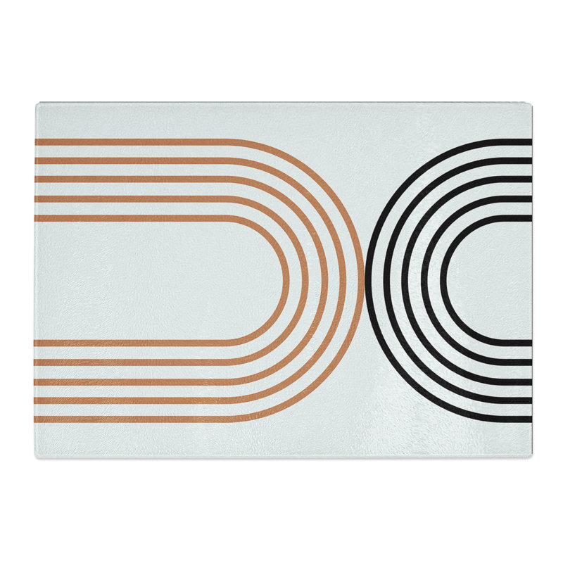 Composition 3 Chopping Board, 0.4cm H x 28.5cm W x 39cm L