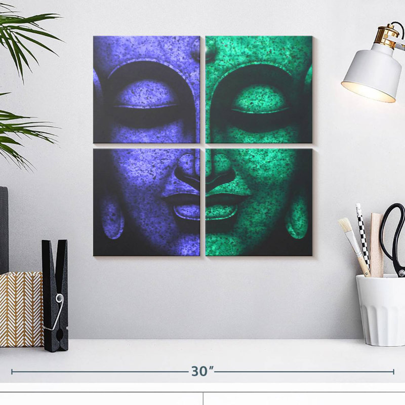 Leisha Sublime Buddha Face, 18" H x 18" W