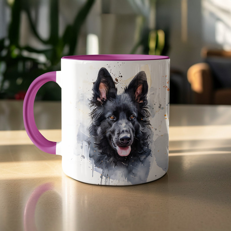 Ceramic Coffee Mug, 1, Purple