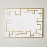 Fracture Rectangle Iron Mirror