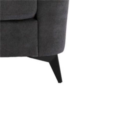 Damian 77" Gray Woven Fabric Sofa