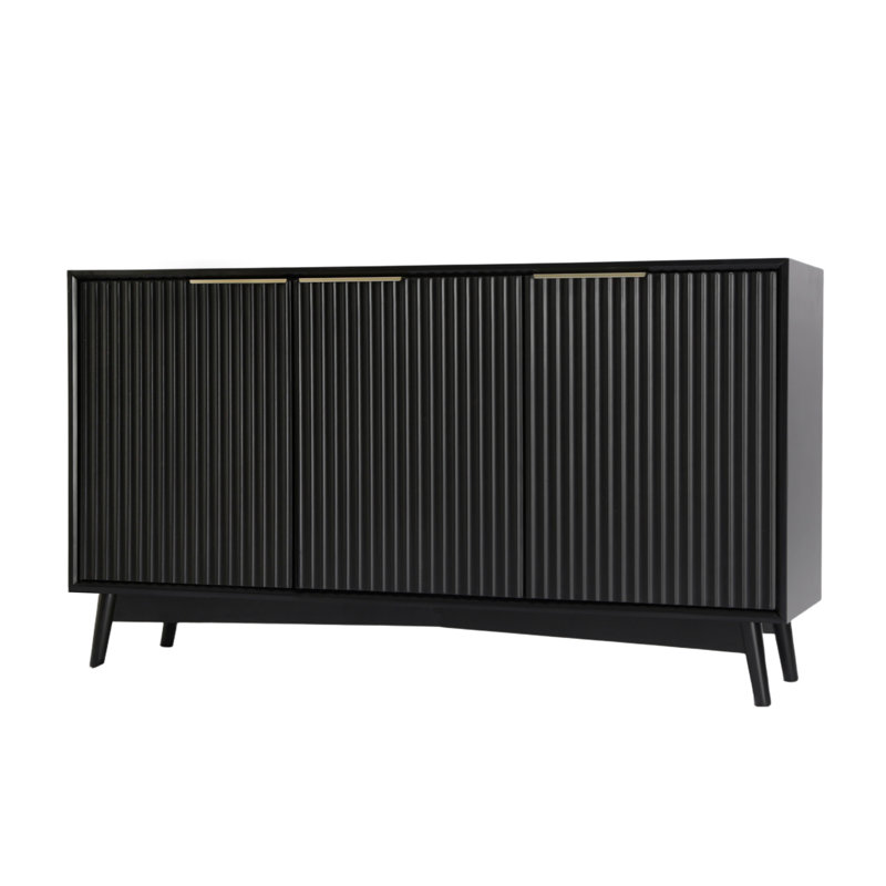 138.5cm Sideboard, Black