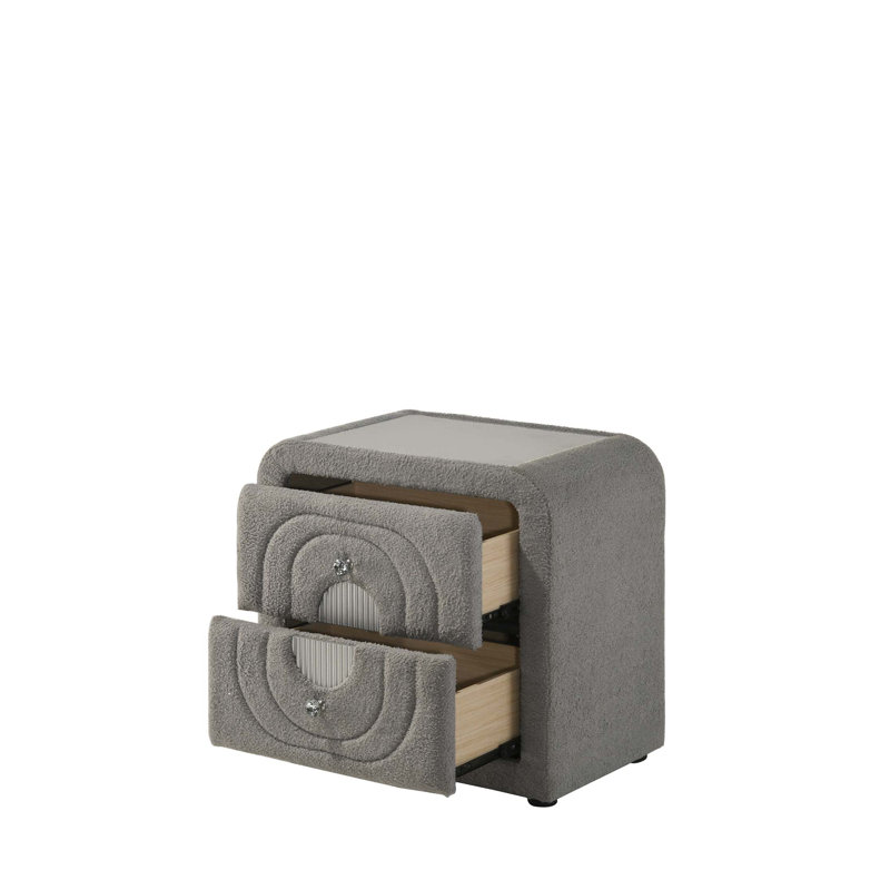 Table de chevet Shelyn Teddy Sherpa