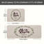 Couronne de fleurs He He Risen, 2 tapis de cuisine antidérapants