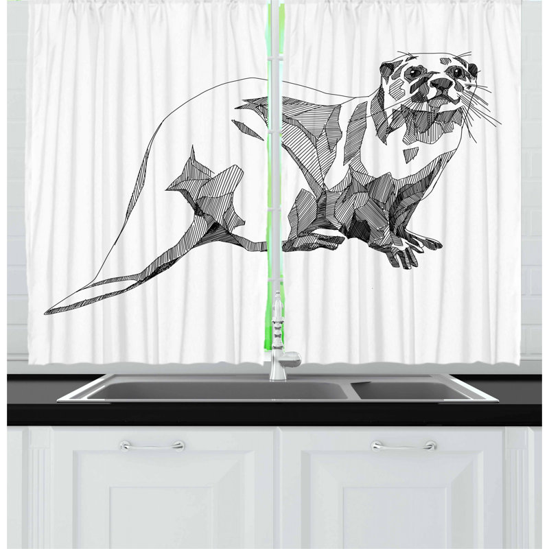 Tailored Kitchen Curtain