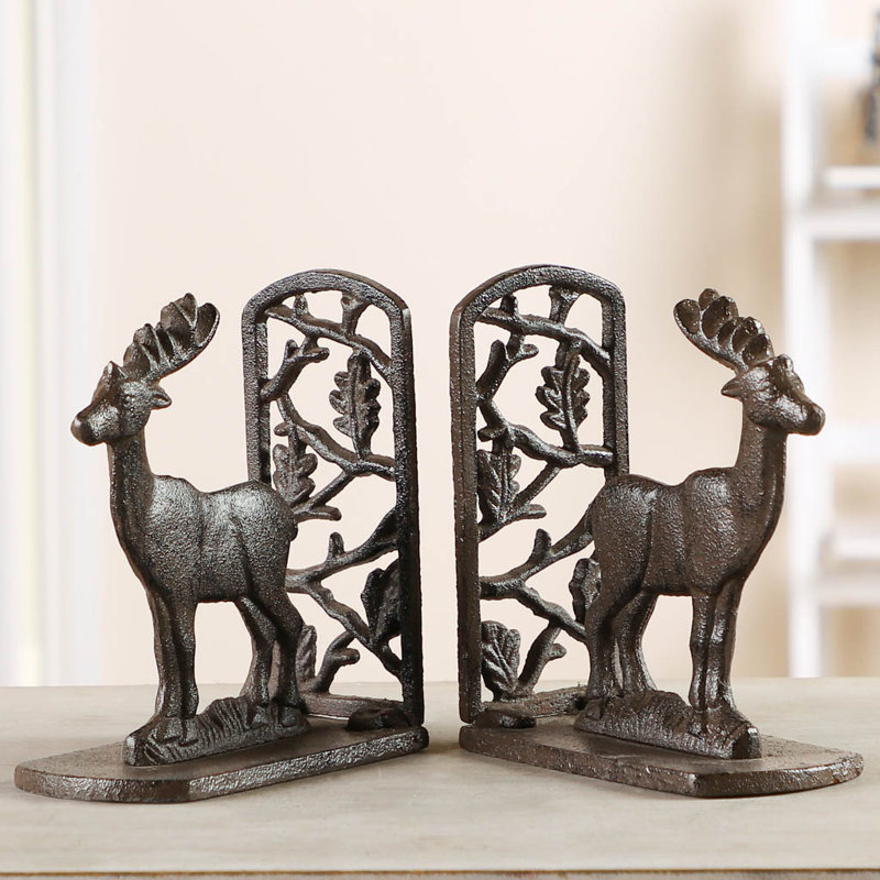 Metal Non-Skid Bookends