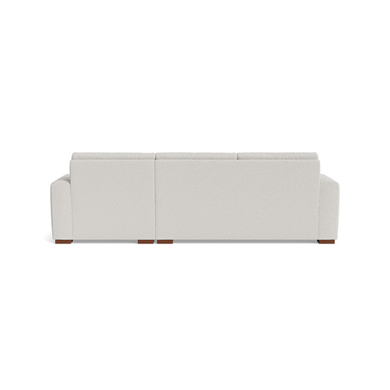 Couch Potato Chaise Sectional, Right Hand Facing, Performance Velvet - Ivy