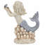 Statue de jardin sirène avec coquillage