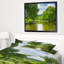 «Beautiful Summer with Green Grass», reproduction de photo sur toile tendue-26692901