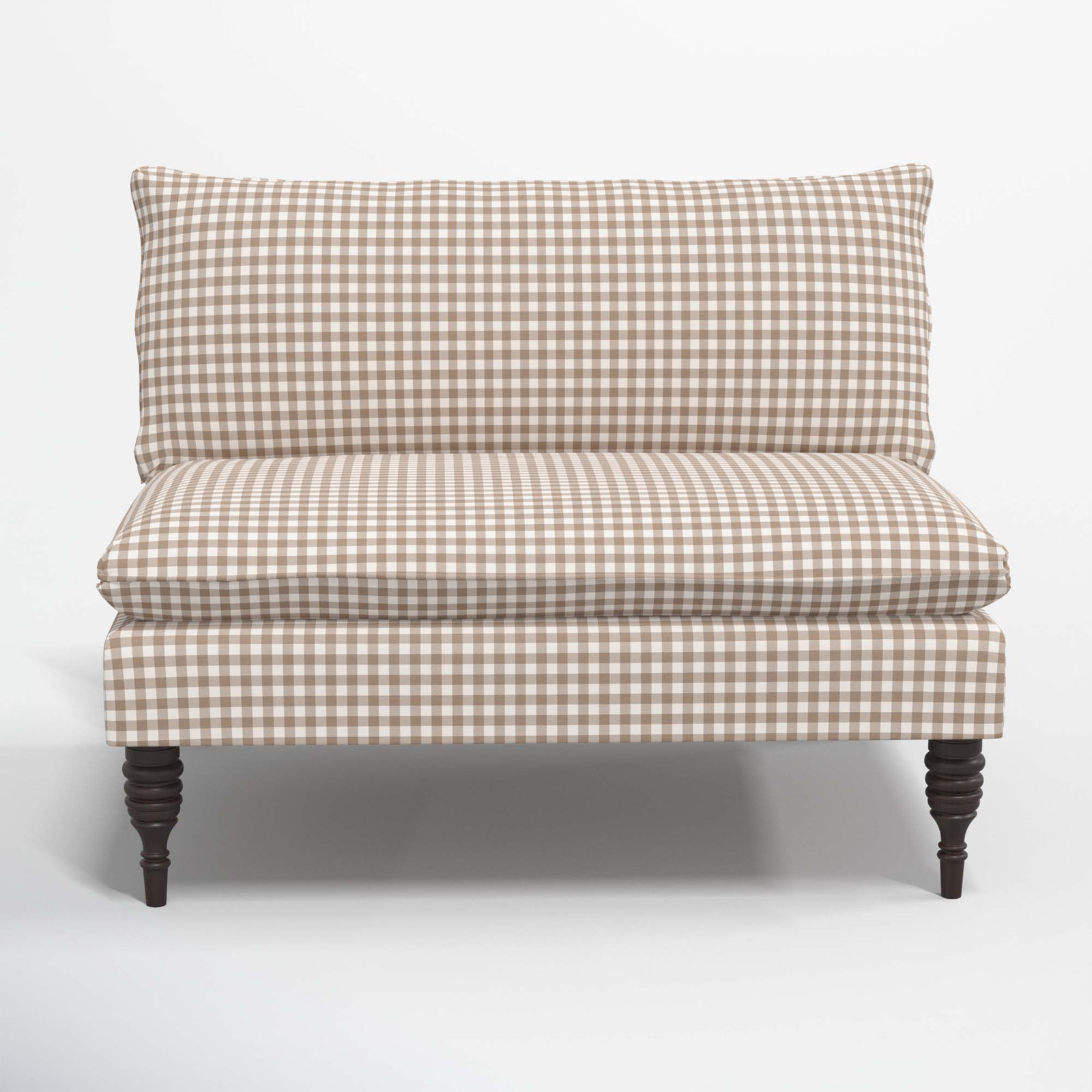 Cecelia 47" Loveseat, Classic Gingham Tan