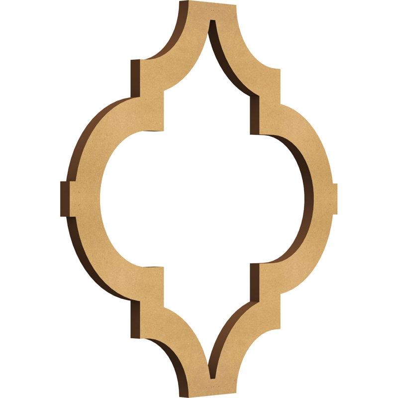 Panneaux muraux en bois Marrakech, 3/8", Moyen (l 15 3/8 po x H 15 3/8 po), Bois peint