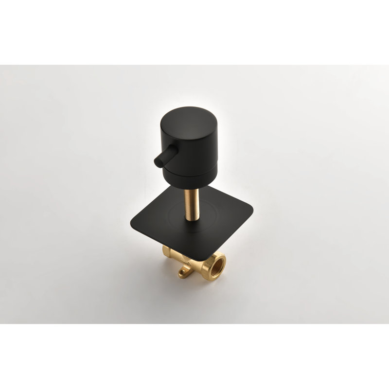 Adjustable Flow Control Shower - 3/4" Brass Valve Handle