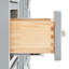 Ensemble de meuble-lavabo double 72,25 po avec plateau en quartz Abshire-94668833