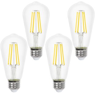 (6 Pack) 40 Watt Clear European Base (E14) Torpedo Tip 120V Chandelier Bulbs