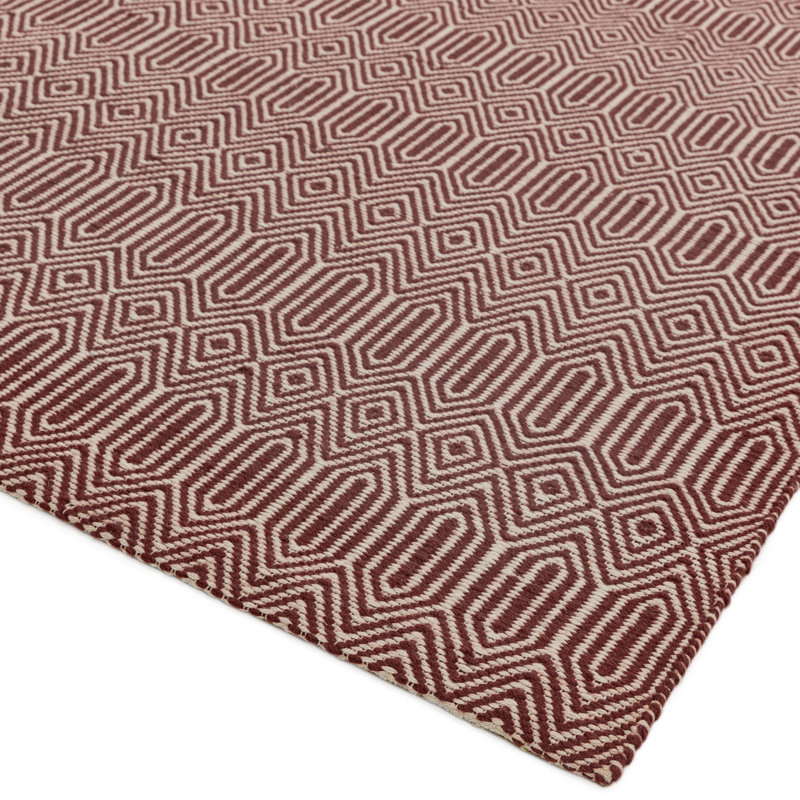 Mattox Geometric Flatweave Area Rug, Runner 66 x 200cm