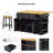 53inch Large Kitchen Island with Bar Stools, Power Outlet, Storage, and Mobility for Enhanced Cooking Experience-1892358733