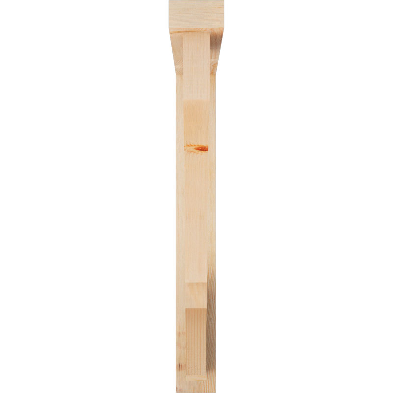 Support de bloc Balboa avec entretoise décalée, 34 x 34, Sapin Douglas de l 4 po (scié brut)