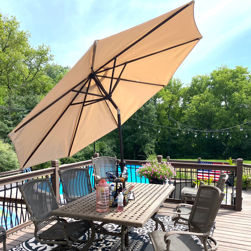 Alverson 108'' Market Umbrella, Beige