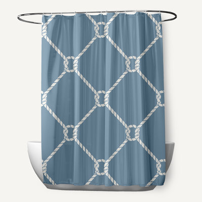 Farmborough Geometric Shower Curtain