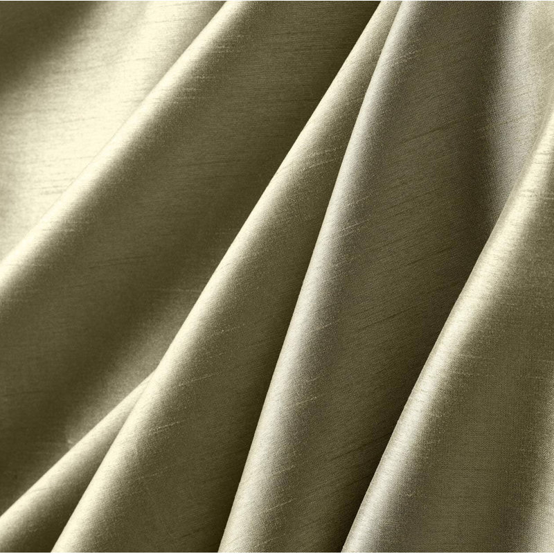 Panneau de rideau simple obscurcissant de couleur unie Mansour Curtainworks, Bronze, l 30 po x L 132 po
