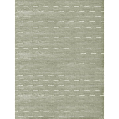 Hand Knotted Area Rug in Light Green/White