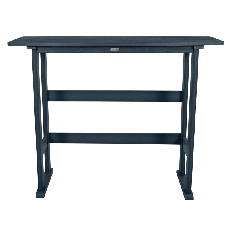 Table d'extérieur en plastique Arbnora, Bleu fédéral