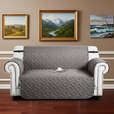 Microfiber / Microsuede Box Cushion Sofa Slipcover