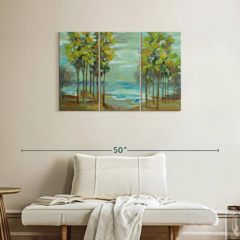Harnek Calm Spring Trees, 24" H x 38" W