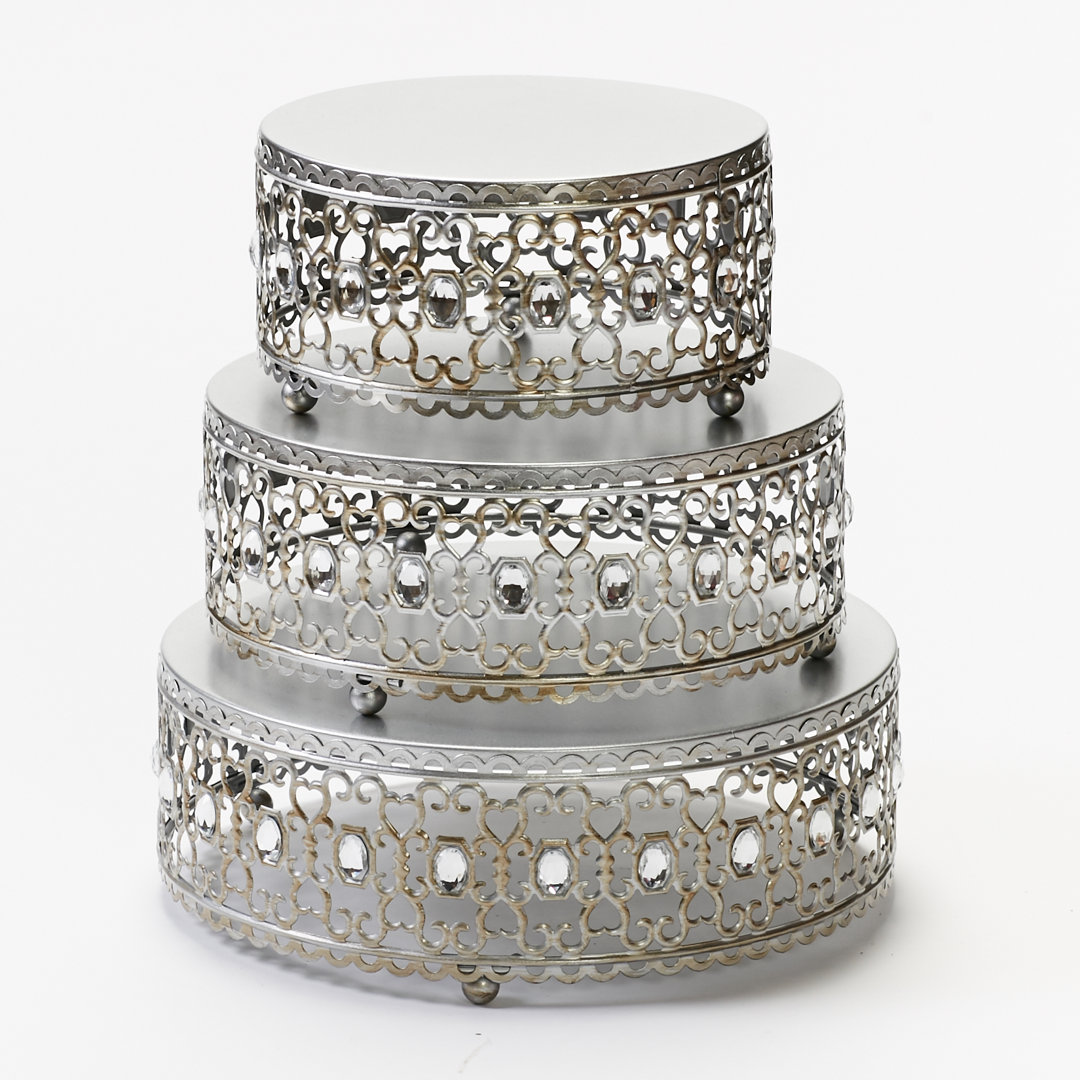 Senaida Moroccan 3 Piece Cake Stand Set Charlton Home®