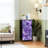 4 Drawer Dresser for Bedroom, Narrow Chest of Drawers, Wooden Top and Study Iron Frame 18"x37.5"-(WxH)