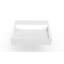 Ensemble de lavabo de salle de bain mural moderne à surface solide 24 "et miroir DEL Juniper-82218251