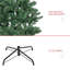 Mince arbre de Noël artificiel de 6 pi de hauteur - 583 pointes, ramification réaliste, assemblage facile, sapin, apparence, installation, feu, économie d'espace