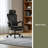 Ergonomic Office Chair With Footrest, Mesh Office Desk Chair With Headrest, High Back Computer Chair With Adjustable Lumbar Support For Home Office Study Room Bedroom-1111771667-1111771664