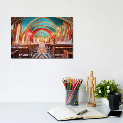 Interior Of The Cathedral II - Wrapped Canvas Print