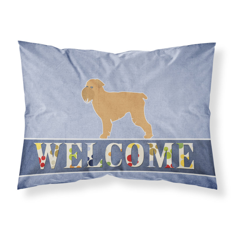 Taie d’oreiller welcome, Griffon bruxellois