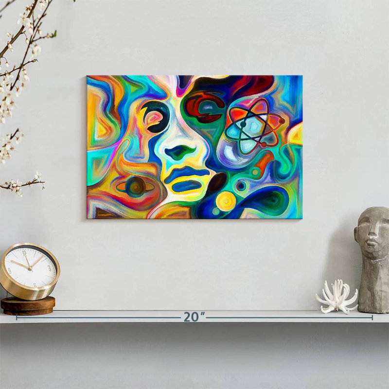 Avery Abstract Galaxy, 8" H x 12" W