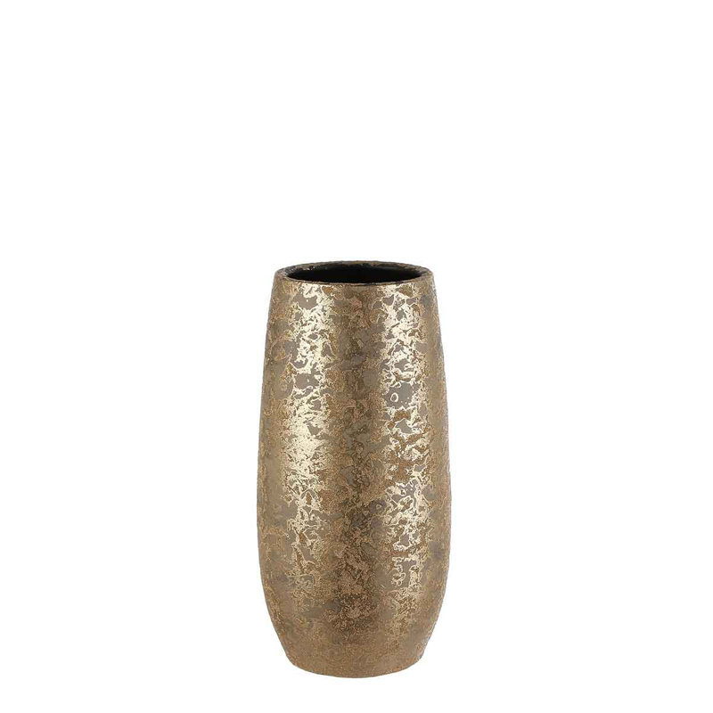 Chriselda Terracotta Table Vase, 35cm H x 17cm W x 17cm D