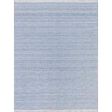 Naples Geometric Area Rug in Light Blue