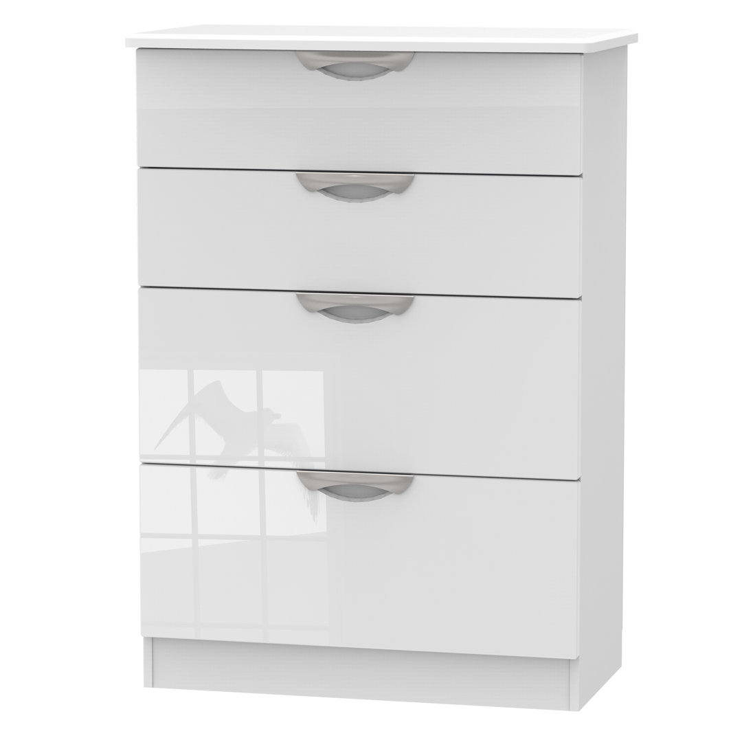 Fully Assembled Ratley 4 Drawer 76.5Cm W Chest of Drawers