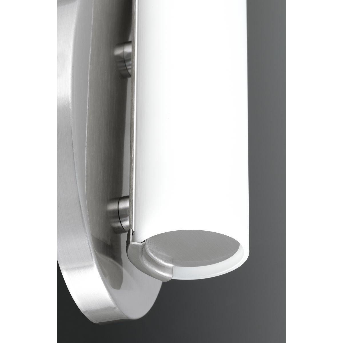 Delphine Single Frosted Dimmable LED Bath Bar, Polished Chrome
