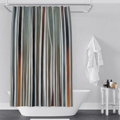 Rideau de douche rayé Ehan