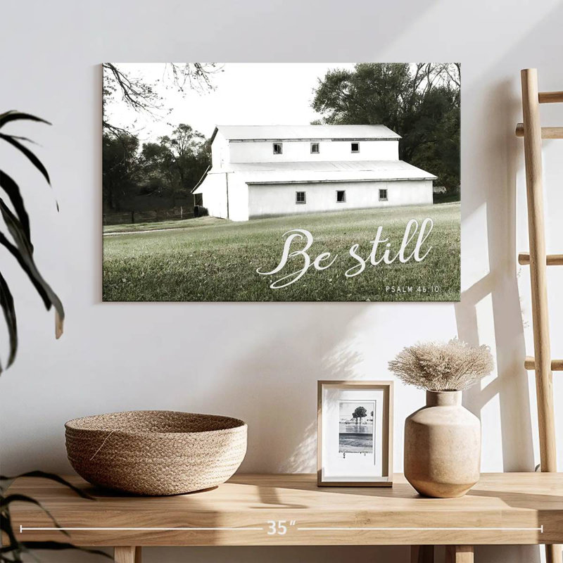 Lilie Be Still Barn, 24" H x 36" W