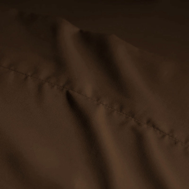 Ensemble de draps en microfibre douce 1800 Series Wayfair Basics®, Ensemble de draps pour très grand lit avec 4 taie, Marron